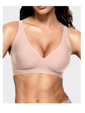 NWT Shecurve Seamless Deep V Push-up Wireless Bra